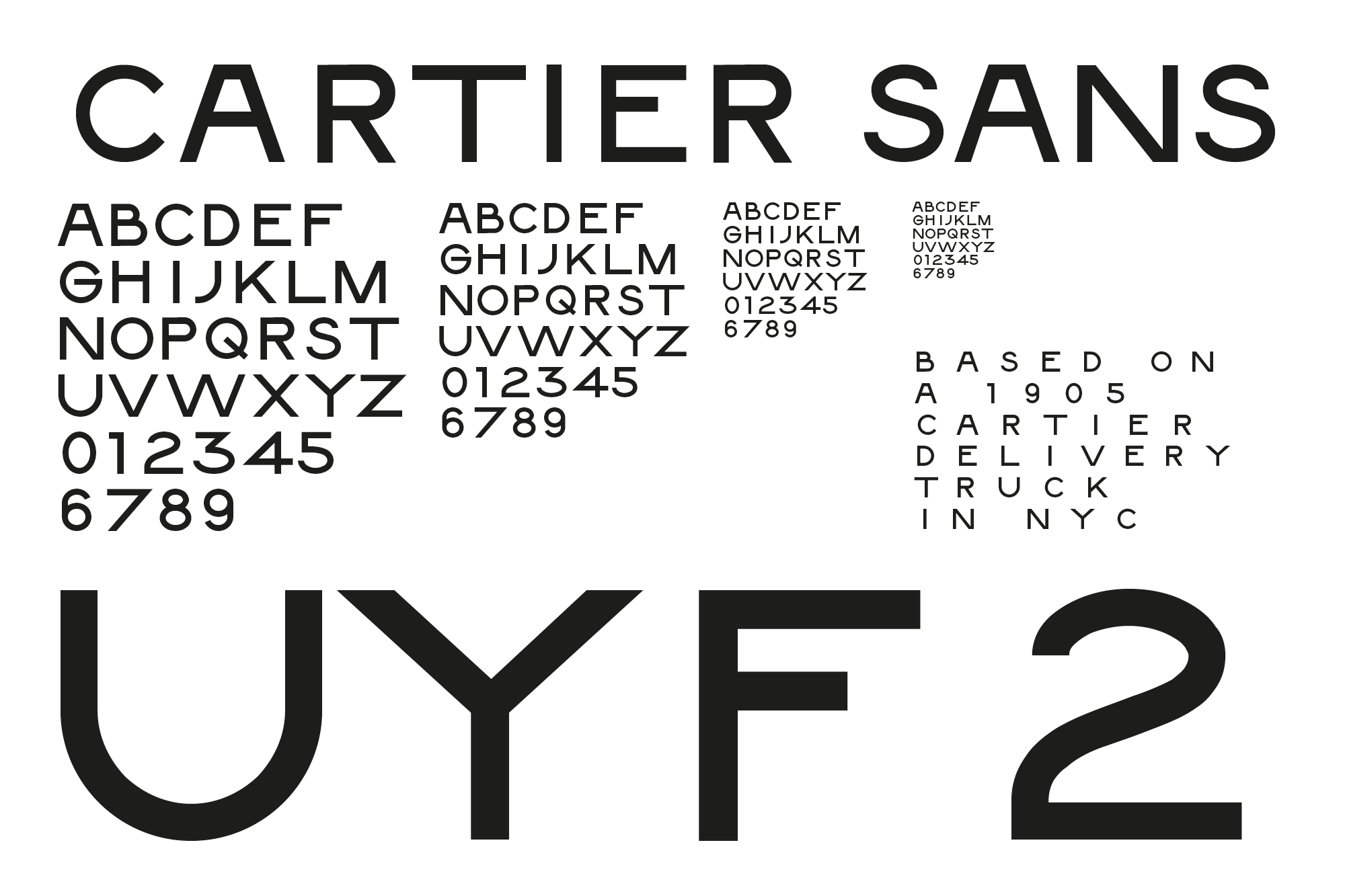 Sans Serif typeface