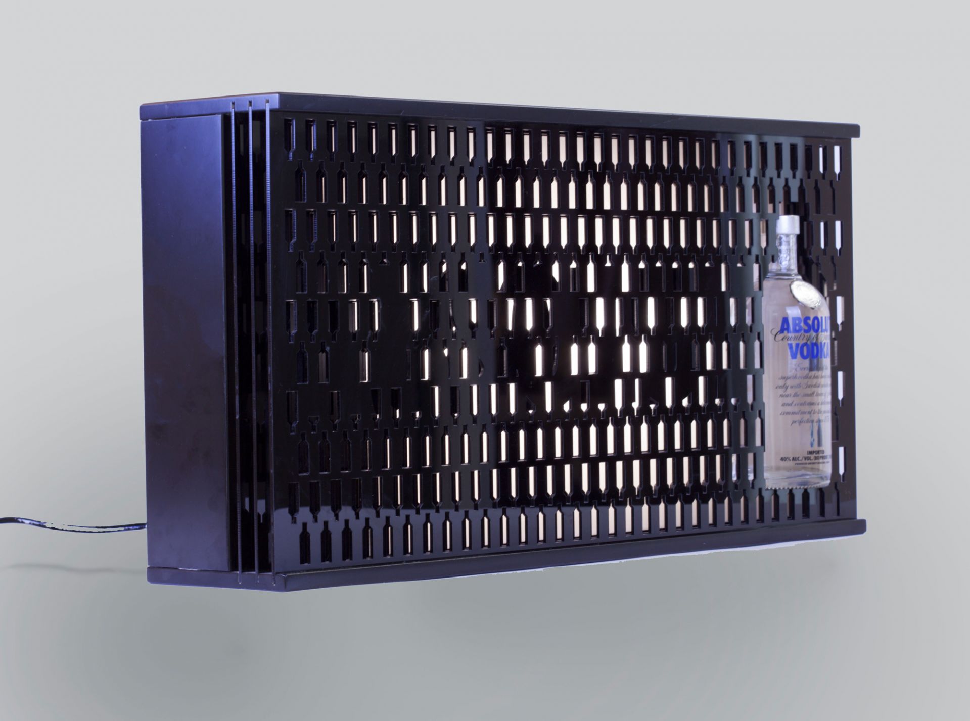 ABSOLUT VODKA
Club display case